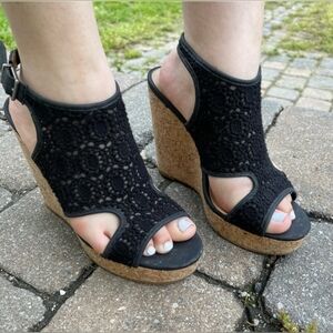 Lucky brand‎ wedges Sandal Summer Beach Vacation Woman Size 10
